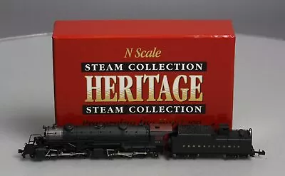 Life Like 7582 N Scale Pennsylvania RR 2-8-8-2 Steam Locomotive & Tender #376 LN • $252.99