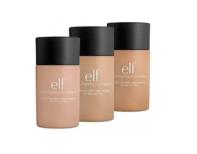 E.L.F. Studio Acne Fighting Foundation Choose Shade NIB ELF Porcelain Buff More • $9.99