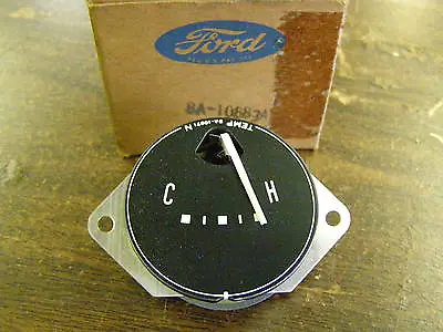 $109 • Buy NOS 1949 1950 Ford Dash Temperature Gauge Indicator White Needle