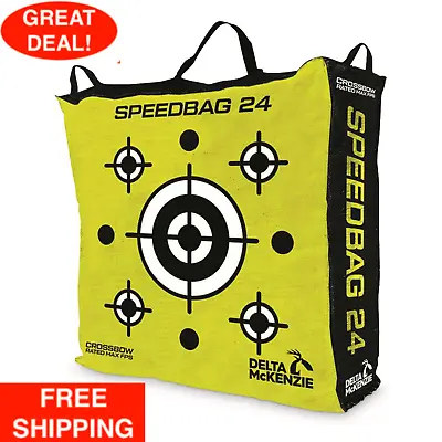 Delta McKenzie Speedbag 24  Archery Bag Target 2 Shootable Sides Hanging Loops • $90.99