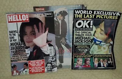 Daily Mirror/Hello!/Ok! Michael Jackson Papers X3. MC150 • $17.72