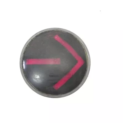 Vintage Plastic Red Turn Signal Arrow Lamp Lens 12-1/2  Diameter  • $19.98