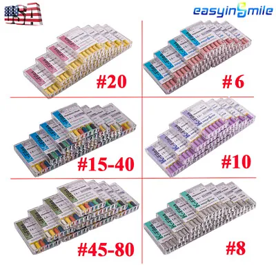 60pc Dental Endo Root Canal File K-files 25mm Stainless Steel #6#8#10 Hand Files • $17.17