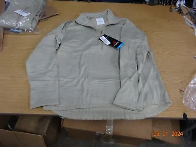 New USGI MILITARY GEN III GRID FLEECE WAFFLE TOP THERMAL SHIRT MID-WEIGHT L-R • $36.95