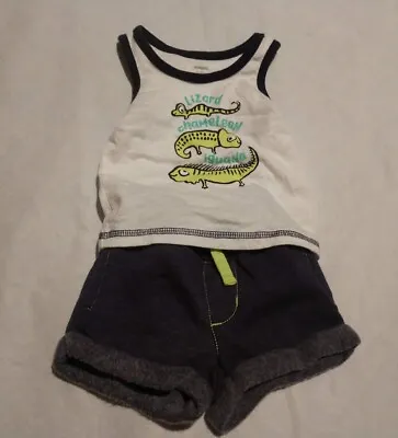 NWT Gymboree Cabana Baby Lizard Tank Shorts Outfit Set 2PC Baby Boy • $9.99