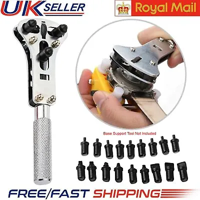 £4.95 • Buy Watch Repair Back Case Opener Wrench Maker Screw Cover Remover Tool Kit UK 2021