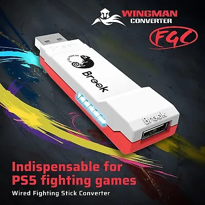 Brook Wingman FGC Converter - An Arcade Joystick Converter Built For PS5 Games • $49.99