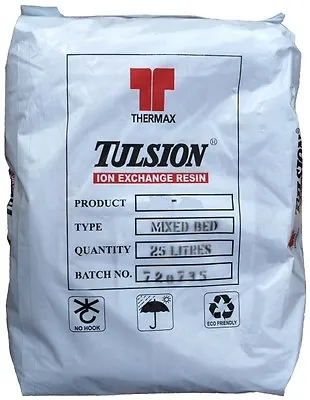 £119.50 • Buy 25 Litre Bag Tulsion Premium Grade Mixed Bed Resin MB-115