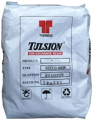 £119.50 • Buy 25 Litre Bag Tulsion Premium Grade Mixed Bed Resin MB-115