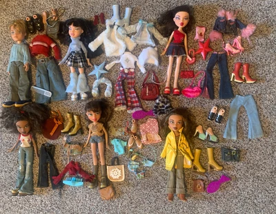 $144.50 • Buy 2001 BRATZ  MGA Dolls  Clothes Shoes Accessories Dana Yasmin Jade Sasha Cameron