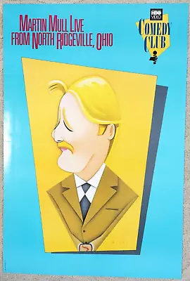 HBO Comedy Club Martin Mull 1988 Home Video Movie Poster 26X39 Folded 1 Sheet • $15