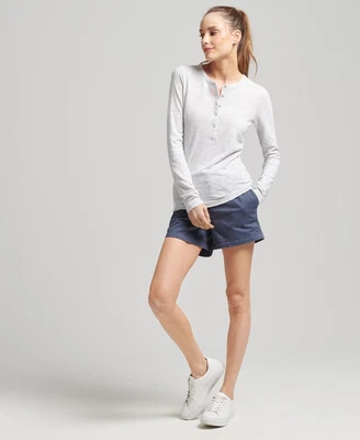 £12.50 • Buy Superdry Womens Organic Cotton Studios Henley Top