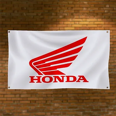 Honda 3x5ft Banner Car RacingF Lag Show Garage Workshop Man Cave Wall Decor Sign • $14.95