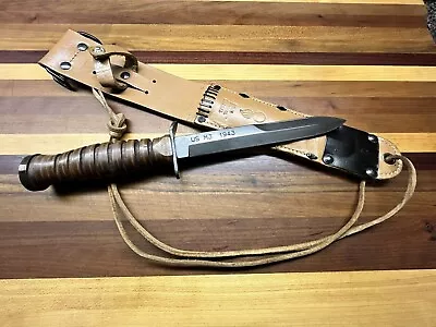 United States M3 1943 Fighting Knife W/M6 Scabbard - High Quality Reproduction  • $80
