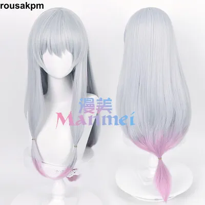 Cosplay Anime Girl Izumi Sagiri Long Hair Wig Harajuku Gradient Hairpiece • $39.99