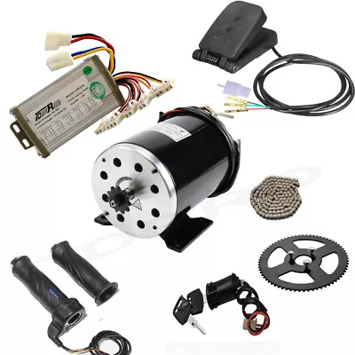  Brush 36V 800W Electric Motor Kit Controller Throttle Go Kart ATV EBike Scooter • $194.66