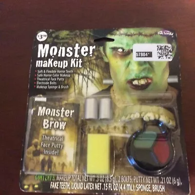 Monster Makeup And Accessories Halloween Costume Teeth Brow Putty Makeup  • $8.99