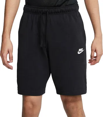 Nike Sportswear Club Mens Shorts Black Multi Size Casual Bottoms • $66.49