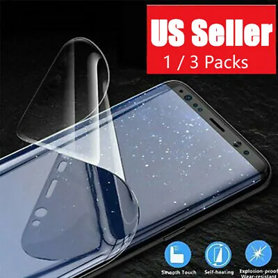$3.29 • Buy HYDROGEL Screen Protector For Samsung Galaxy S22 S21 Ultra S10 S9 S8 Plus Note20