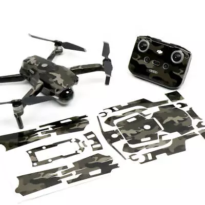 $42.50 • Buy Black Camo Drone Skin Wrap Stickers Decal For DJI Mavic Air 2