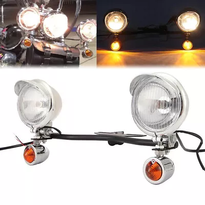 $69.99 • Buy Passing Turn Lights Bar For Yamaha V-Star Vstar 950 1100 1300 Classic Stryker
