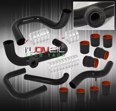 For 94-01 Integra B16/18 Bolt On Turbo Fmic Piping BOV Flange Black/Red Coupers • $134.99