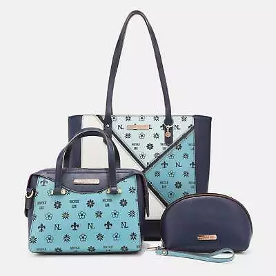 Nicole Lee USA 3-Piece Color Block Handbag Set • $48