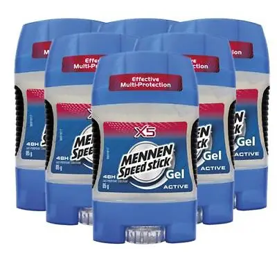 Mennen Speed Stick X5 Multi-Protect Active Deodorant Antiperspirant Gel 6 X 85g • $65.99