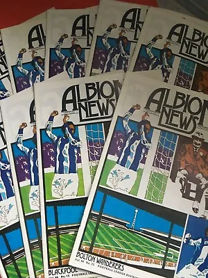 £2 • Buy West Bromwich Albion Brom WBA HOME & AWAY Programmes 1974/75 League & Cup Div.2