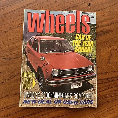 Vintage Jan 1973 'wheels Magazine' Chevy Vega Rolls Royce Silver Shadow Anidyne • $28