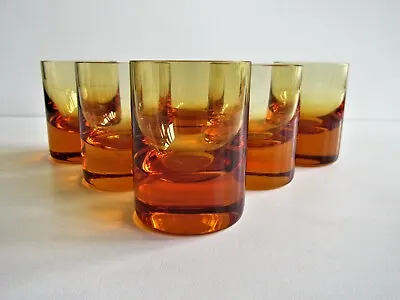 Bohemian MOSER Set Six Crystal Bar Tumblers Glasses Perfect Condition 2 Fl.oz • $190