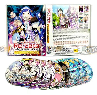 £36.90 • Buy Re:zero Kara Hajimeru Isekai (season 1+2) - Anime Dvd (63 Eps+2 Sp) Ship From Uk