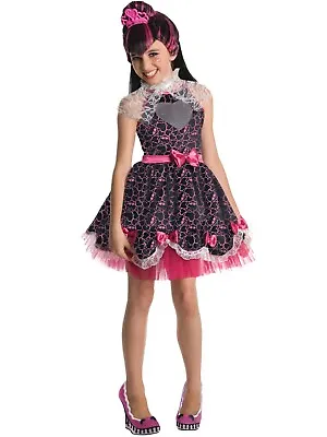 Rubie's Monster High Draculaura Fancy Dress Costume And Wig Kids Small 3-4 Years • £11.99