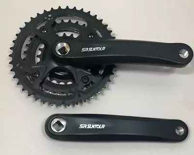 New Suntour 3x9 Speed MTB Touring Triple Crankset  175mm 42x32x22 Square • $29.55