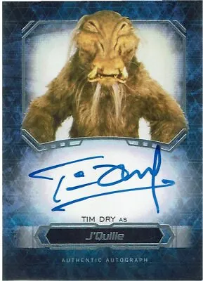 £16.99 • Buy Star Wars Masterwork 2016 Topps Autograph Card Tim Dry As J'Quille Auto