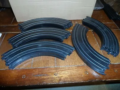 Tyco/mattel Ho Scale Slot Car Track 9 In. 1/4 Curves   Lot Of 20 Pcs. • $19.99