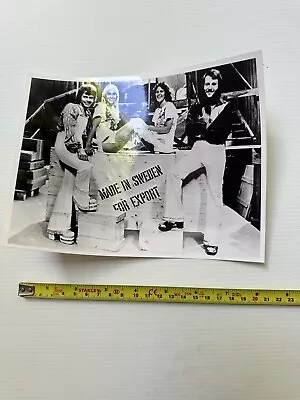 ABBA Made In Sweden For Export Original Old Promo Photo • $35