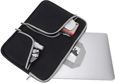 Black Laptop Sleeve Handle Case HP Stream 11  Macbook Pro 13.3  Acer 314 14  Hp • £9.99