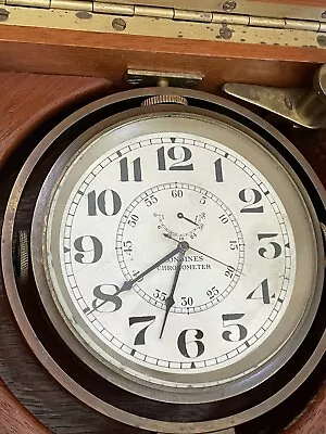 Longines 1940s 21 Jewel Deck Chronometer. Serviced See Videos￼ • $2200