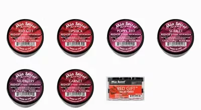 Acrylic Nail Mia Secret Powder 6 Color Red Gift Collection • $23.25