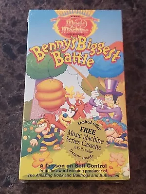 BRAND NEW Benny's Biggest Battle (VHS; 1991) RARE Sealed OOP • $11.99