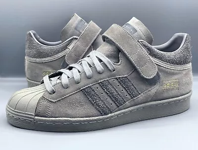 £39.99 • Buy Size UK 10 - Adidas Superstar Mid Sneakers Grey Good Used Condition