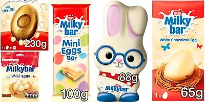 Milkybar White Chocolate Easter Egg/Bunny In Variety Sizes • £5.99