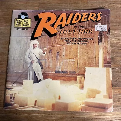 Raiders Of The Lost Ark Book And Record 1981  Photos From Motion Picture • $21.80