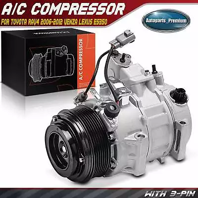 AC Compressor W/ Clutch For Volvo S60 2012-2016 V60 2015-2016 L5 2.5L 36011428 • $176.99