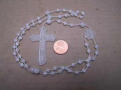 $6.99 • Buy Mexican Plastic Glow In The Dark Rosary #1 - Mexico