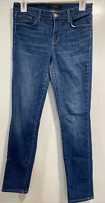 J Brand 811 Mid Rise Skinny Leg Jeans Sz 28 Blue 5 Pocket Design • $19.50