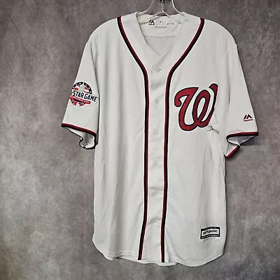 Rare Majestic MLB Washington Nationals 2018 All Star Game Jersey Mens L • $44.99