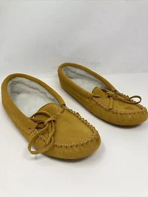 Suede Women’s Size 10 Med Moccasins Laurentian Chief Made In Canada • $15