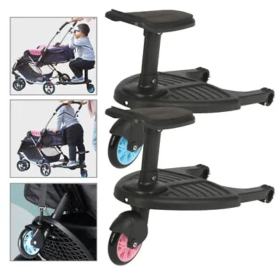 Buggy Stroller Step Board Stand Wheeled Pushchair Connector Toddler Kid Child  • £29.99